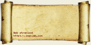 Andjelina Milijanović vizit kartica